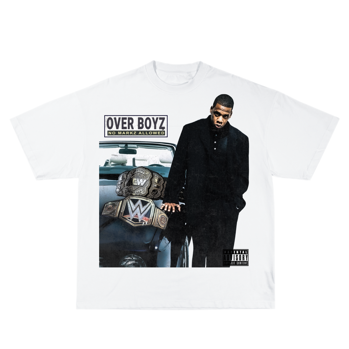 Jay Z Roc Over Tee in White