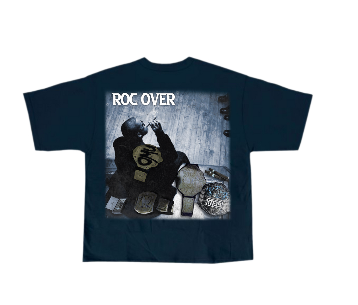 Jay Z Rock Over Tee in Navy