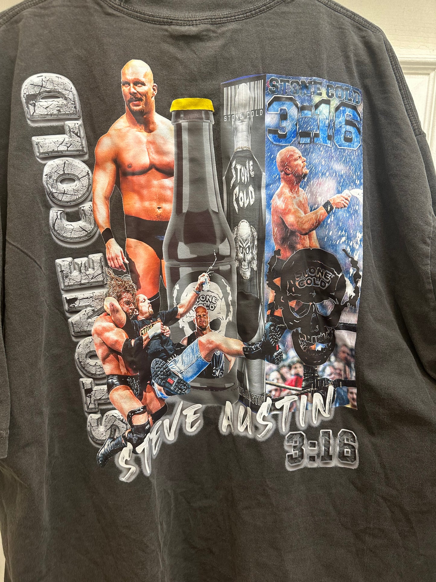 Stone Cold is Over Tee in Shadow Grey