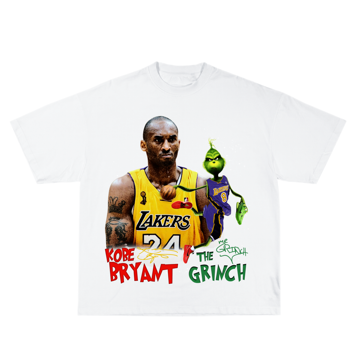 Kobe X Grinch tee in White