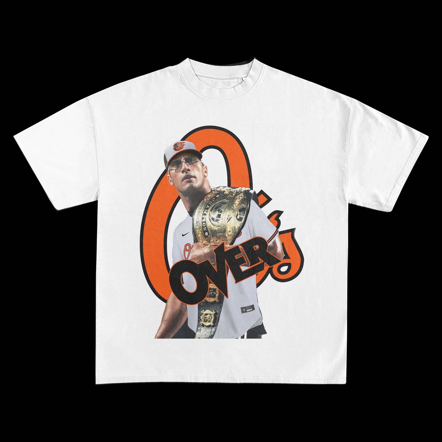 Rock Over Orioles tee in white