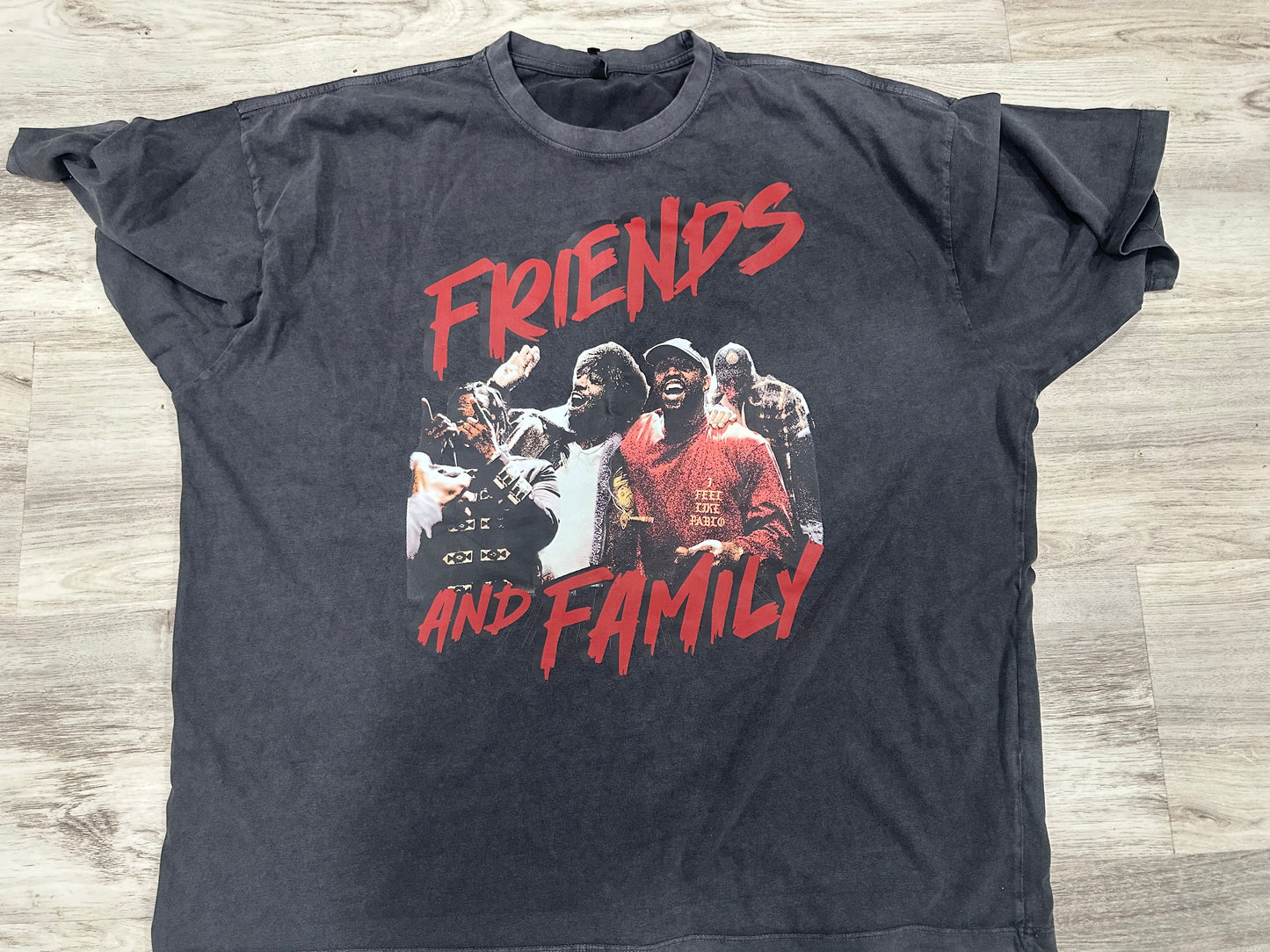 Kanye West Friends and Family tee Washed black