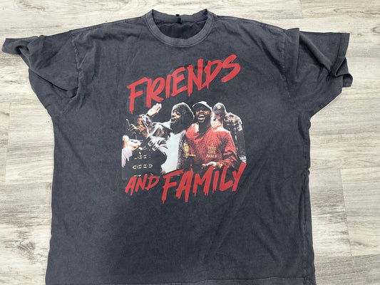 Kanye West Friends and Family tee Washed black