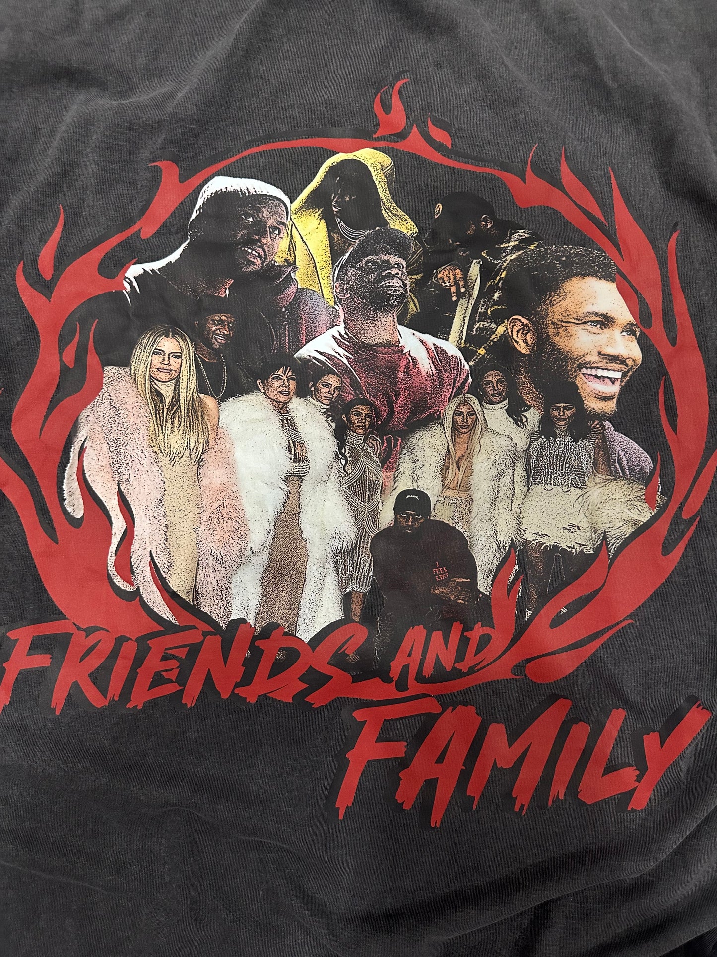 Kanye West Friends and Family tee Washed black