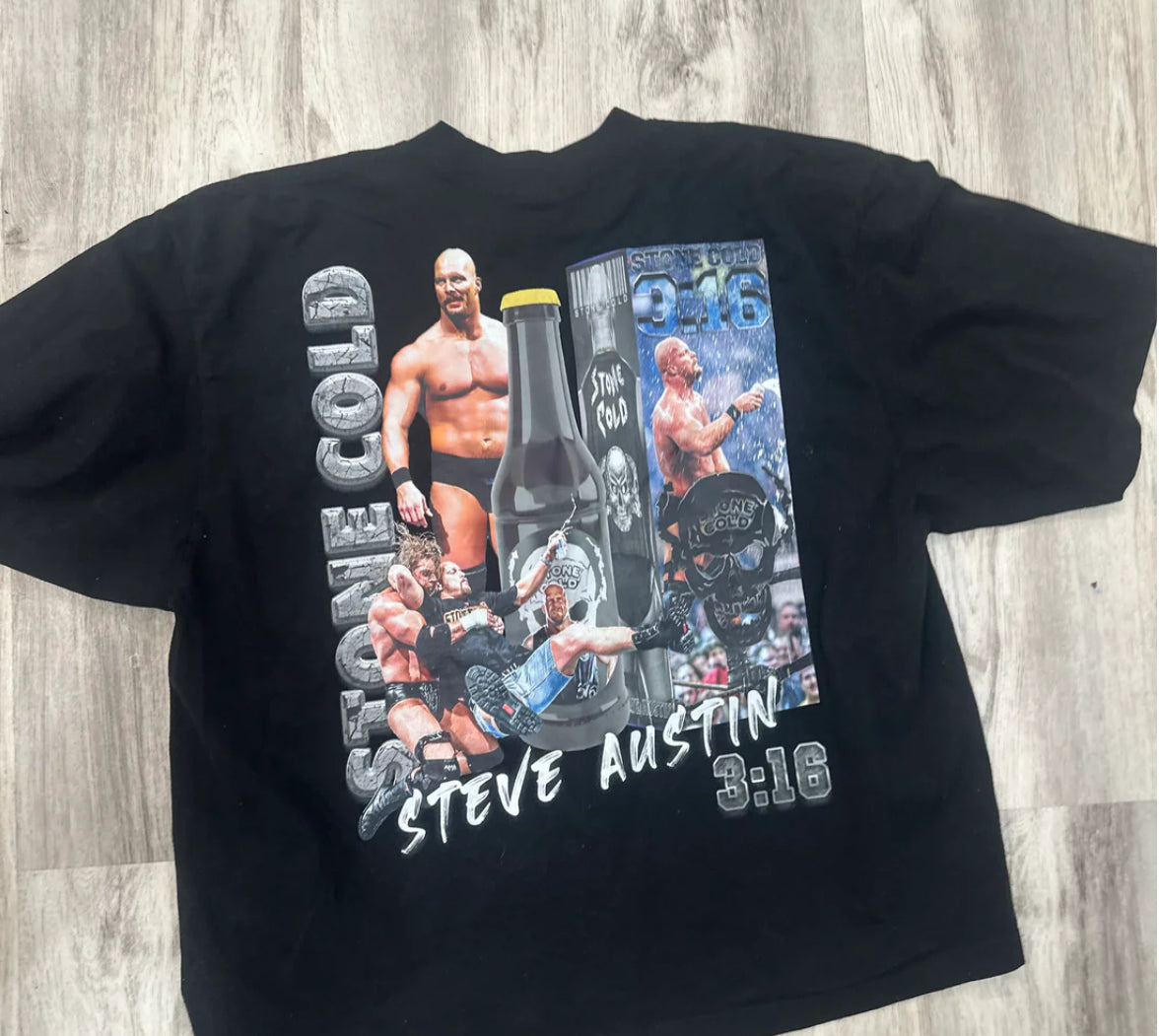 Stone Cold Is Over Oversized t shirt Black