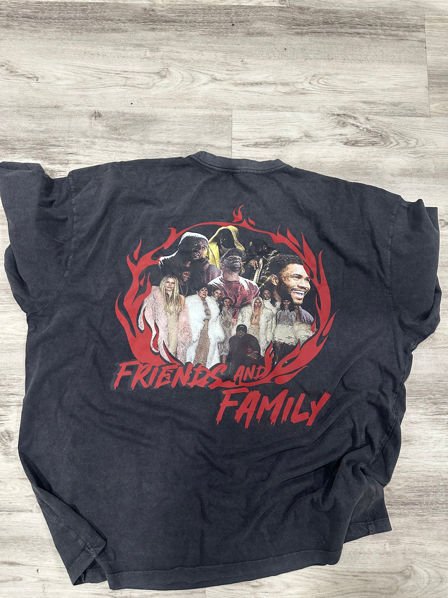 Kanye West Friends and Family tee Washed black