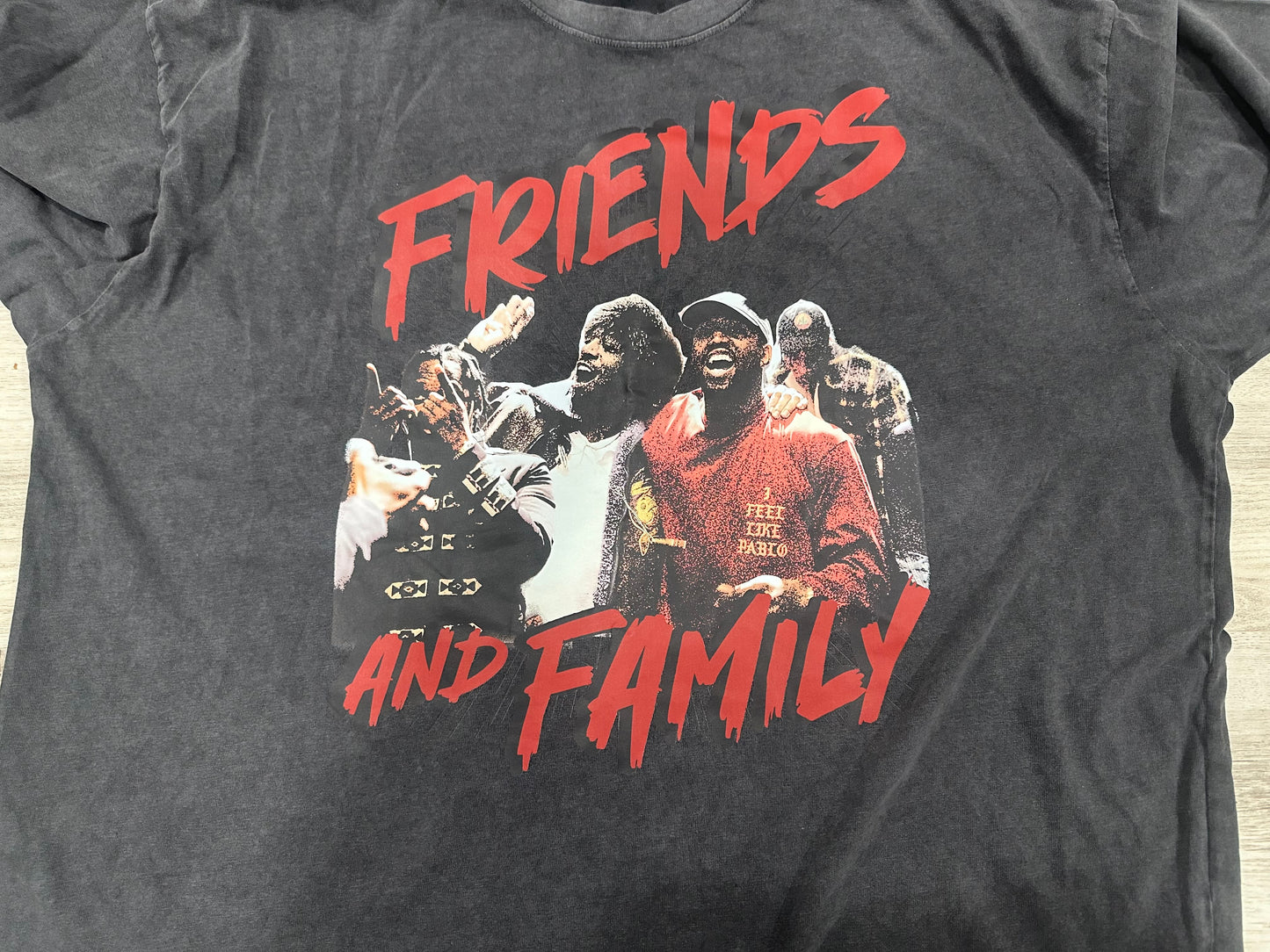 Kanye West Friends and Family tee Washed black